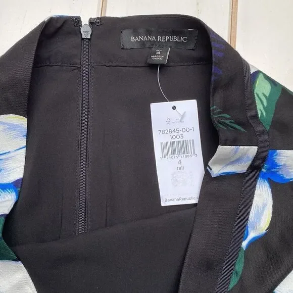 NWT Linen Blend Floral Pencil Skirt - Picture 8 of 12